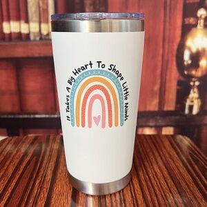 Gifts for Teacher It takes a big heatInsulated Cup 20 oz. Hot Cold Coffee